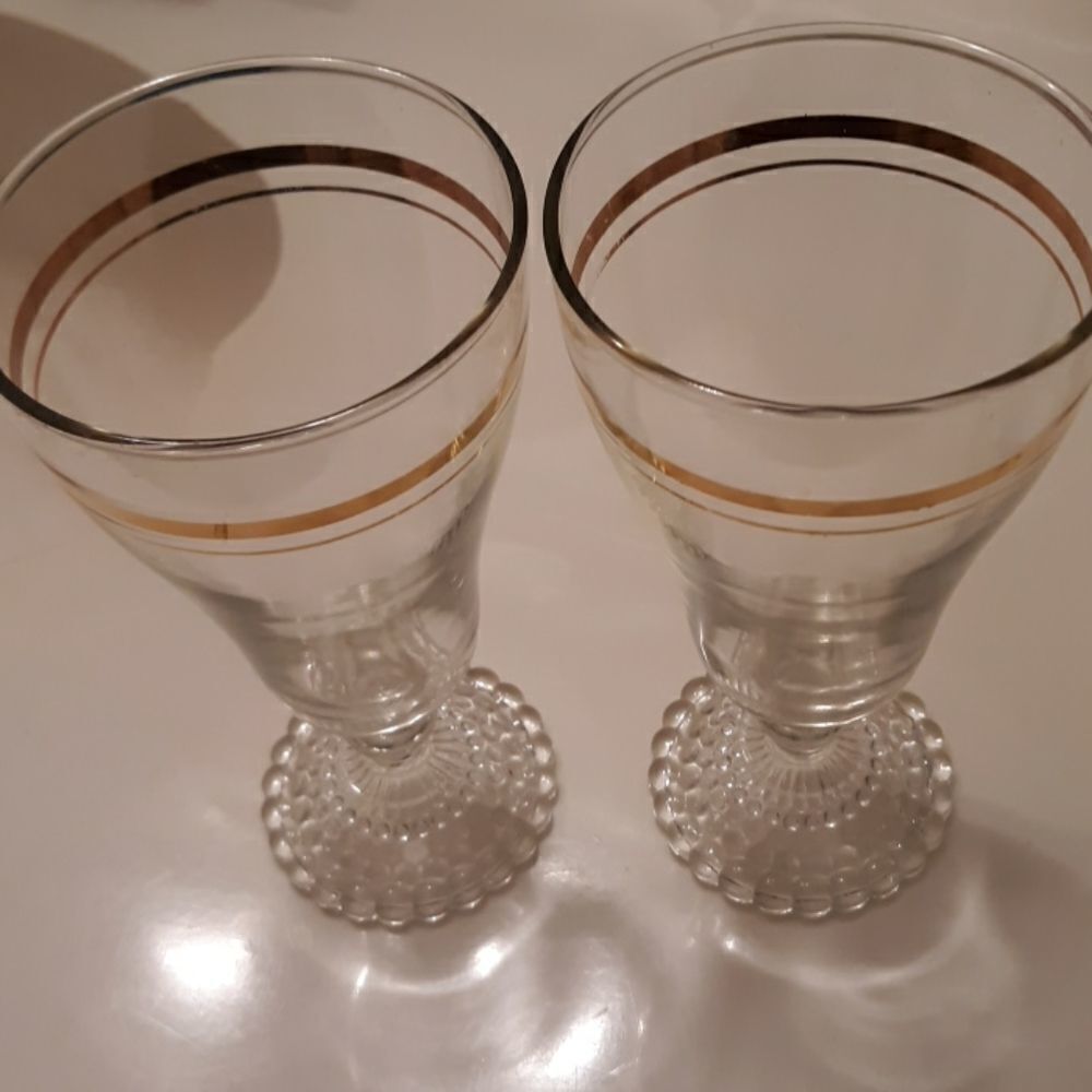 Set of two Vintage Sundae Glasses